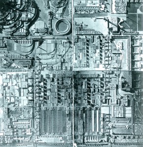 Frank L. Wright; Broadacre City, 1934-35.