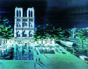 Yüz basamakla çıkılacak Notre-Dame.