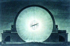 Etienne-Louis Boullée; Newton Kenotafı, 1784.